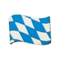 Preview: "Streuteile Bayern Flagge für Oktoberfest Tischdeko"